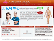 Tablet Screenshot of acupuncturedelhi.com
